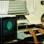 Me as an Apple computer in 1981
